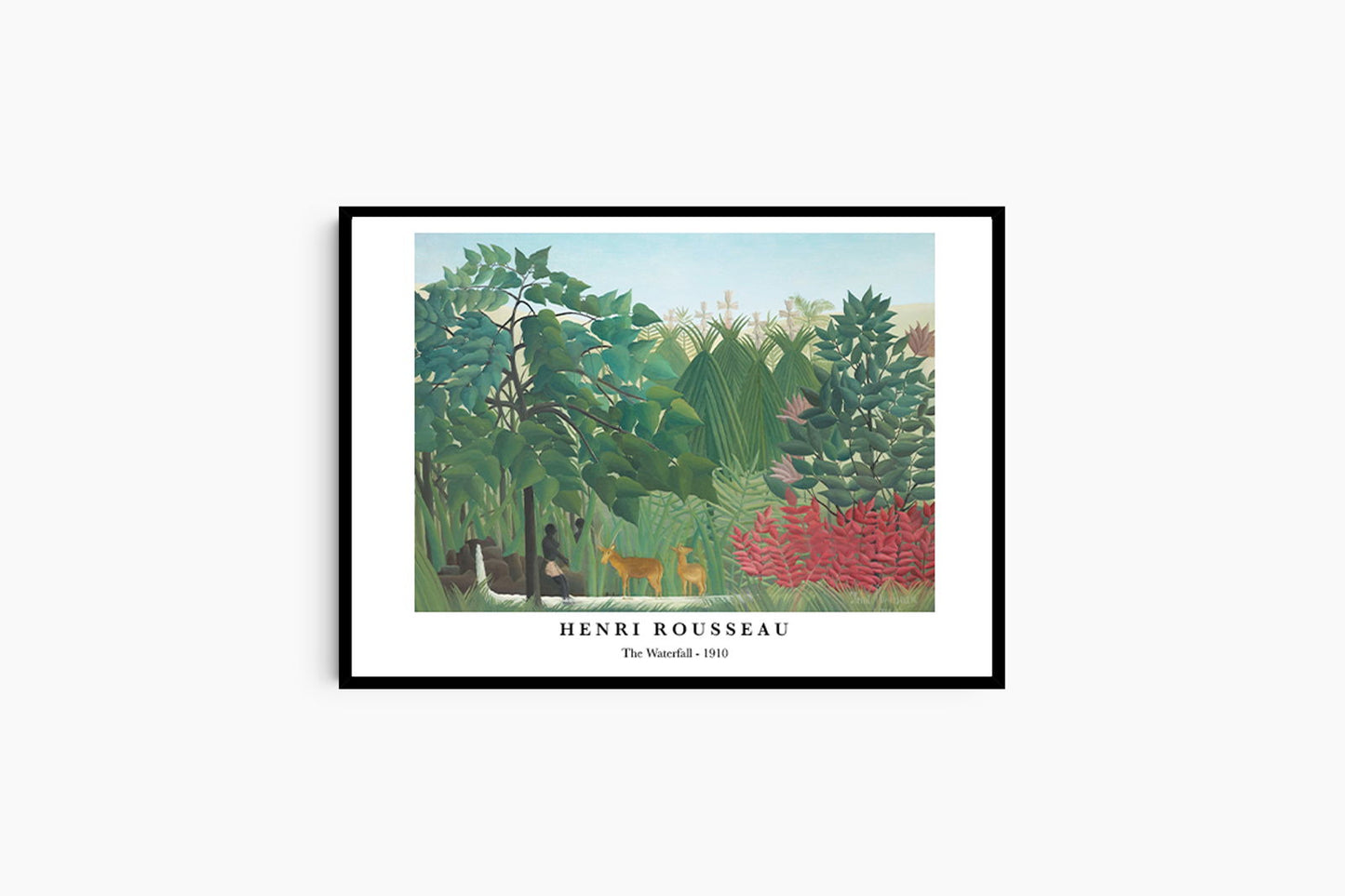 Henri Rousseau - The Waterfall Poster - Hakyarts