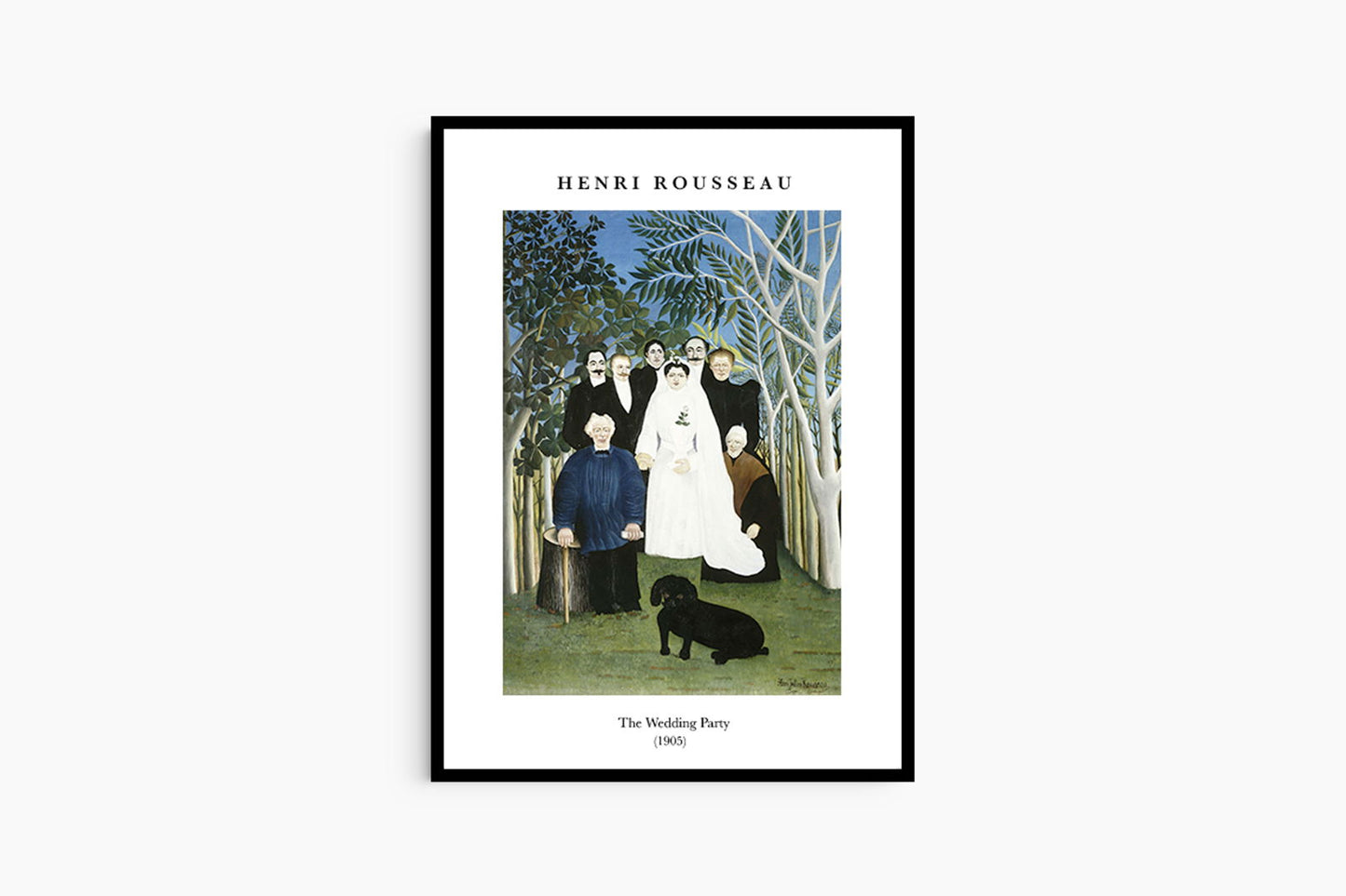 Henri Rousseau - The Wedding Party Poster - Hakyarts