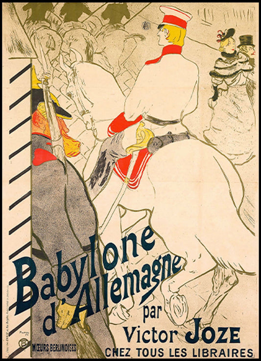 Henri de Toulouse-Lautrec - Babylone d’Allemagne Poster - Hakyarts