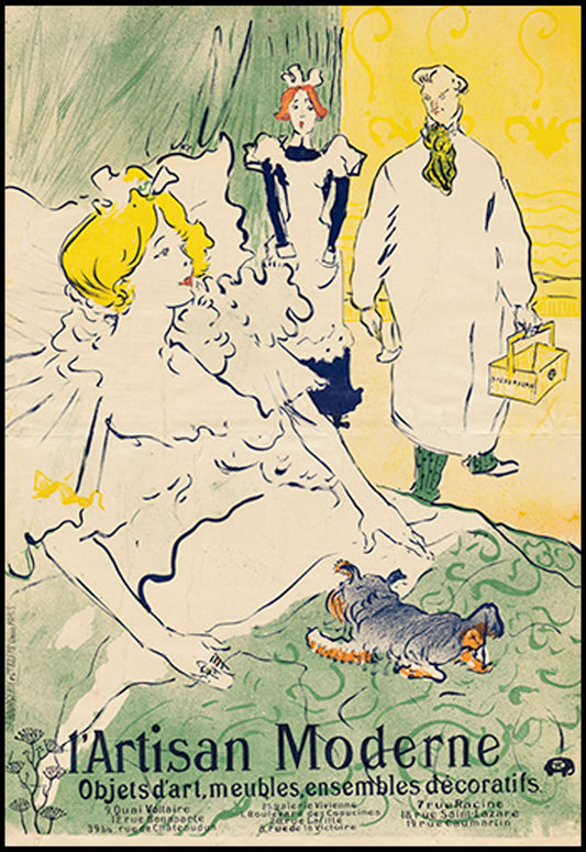 Henri de Toulouse-Lautrec - L’Artisan Moderne Poster - Hakyarts