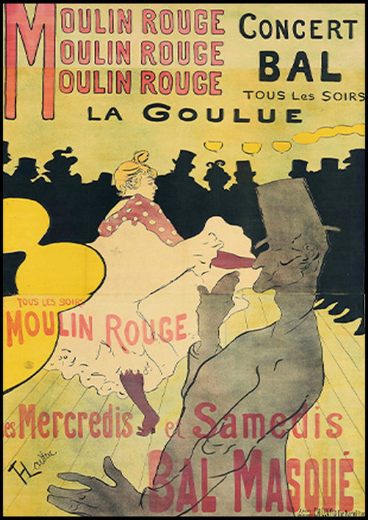 Henri de Toulouse-Lautrec - La Goulue Poster - Hakyarts