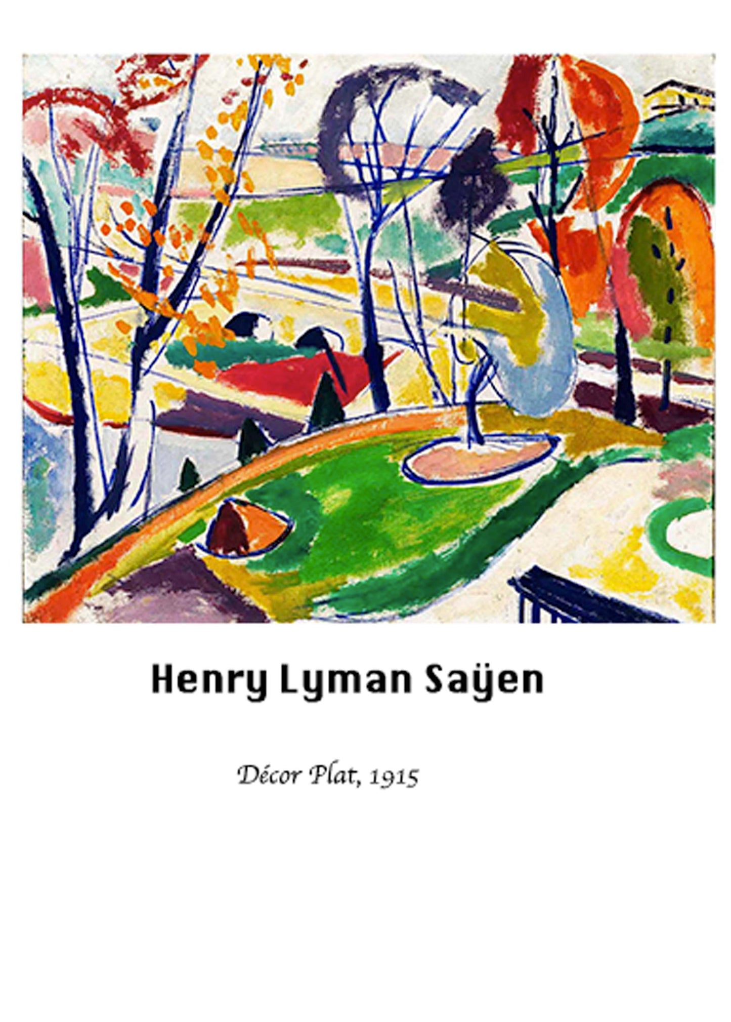 Henry Lyman Saÿen - Décor Plat Poster - Hakyarts