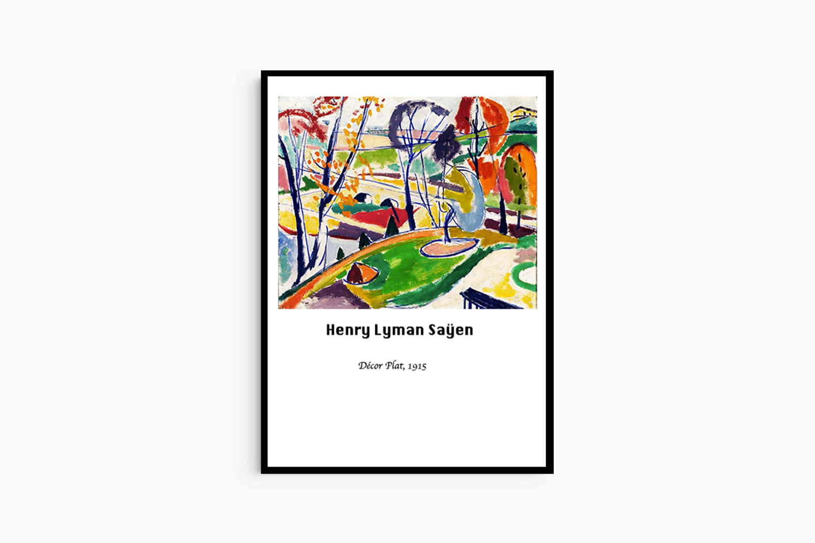 Henry Lyman Saÿen - Décor Plat Poster - Hakyarts