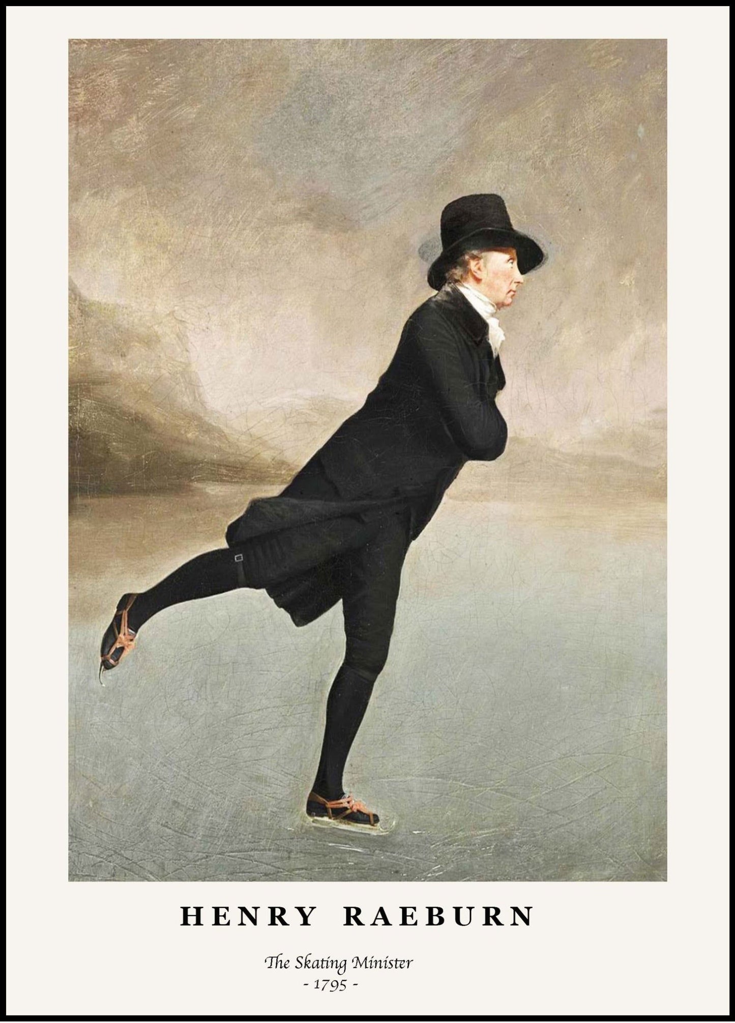 Henry Raeburn - The Skating Minister Poster - Hakyarts