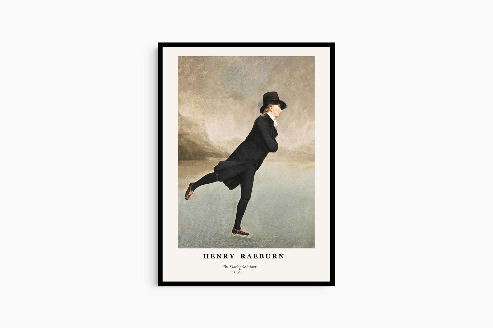 Henry Raeburn - The Skating Minister Poster - Hakyarts