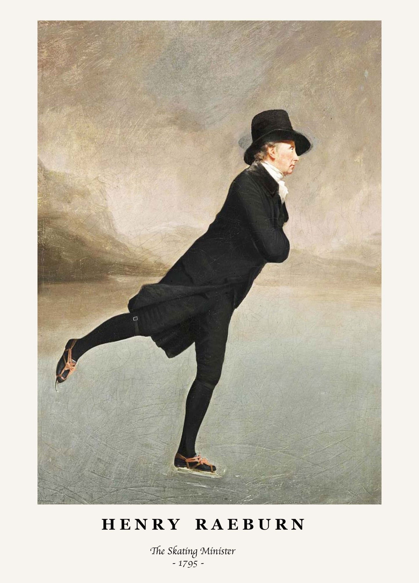 Henry Raeburn - The Skating Minister Poster - Hakyarts