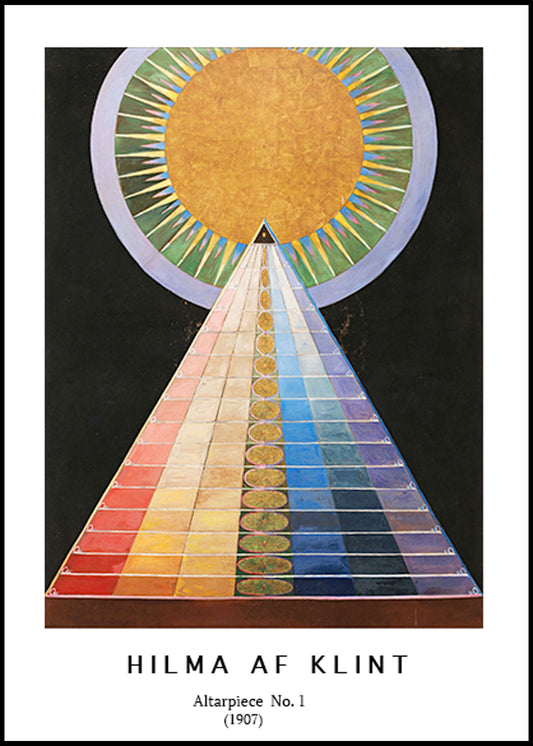 Hilma af Klint - Altarpiece No. 1 Poster - Hakyarts