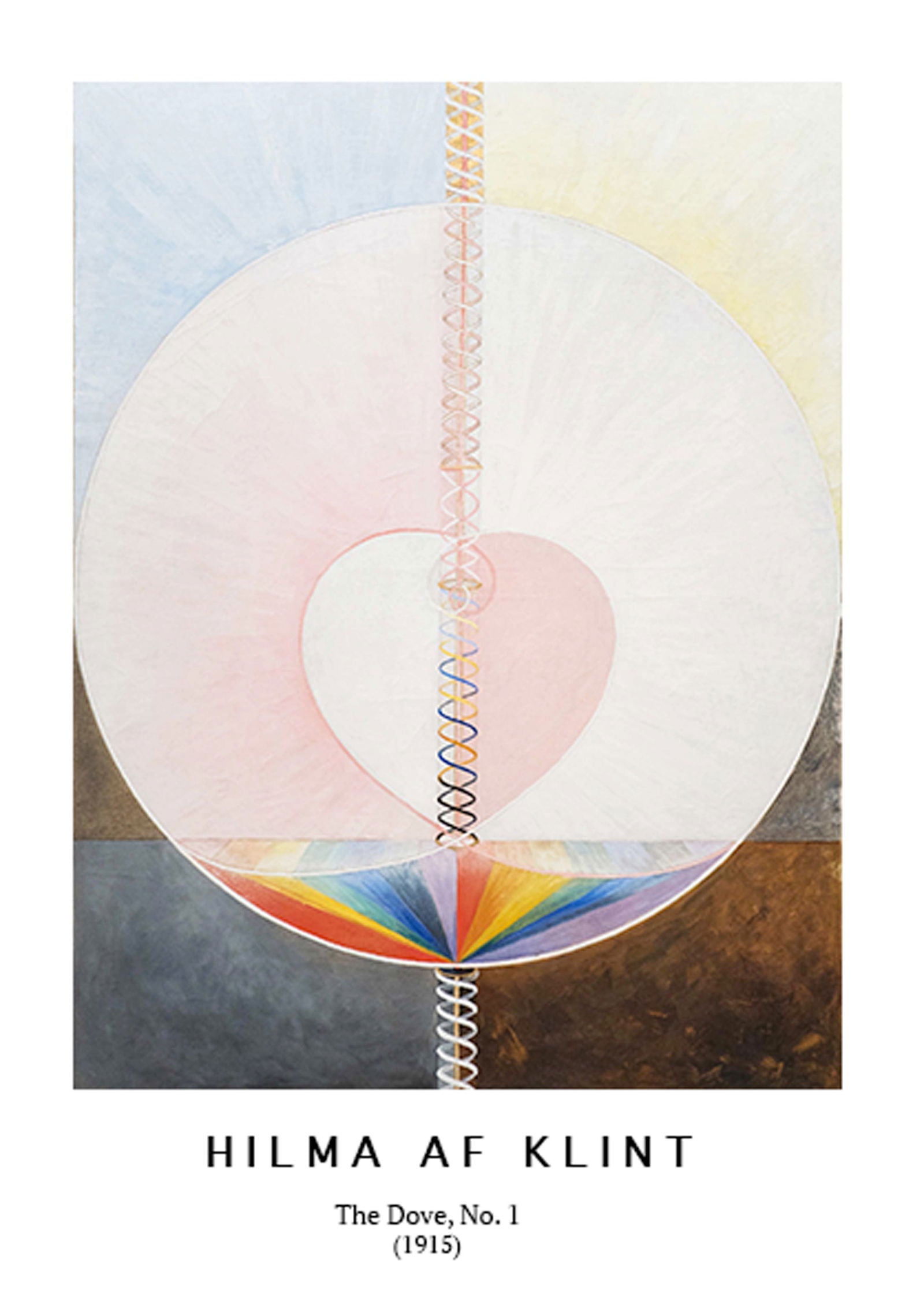 Hilma af Klint - The Dove No.1 Poster - Hakyarts