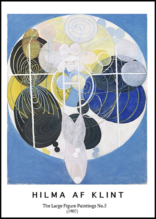 Hilma af Klint - The Large Figure Paintings Nr 5 Poster - Hakyarts