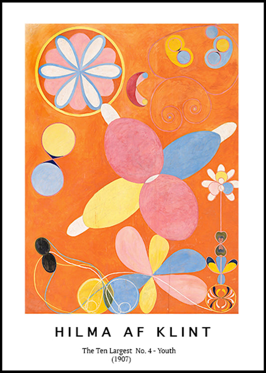 Hilma af Klint - The Ten Largest No. 4 Youth Poster - Hakyarts