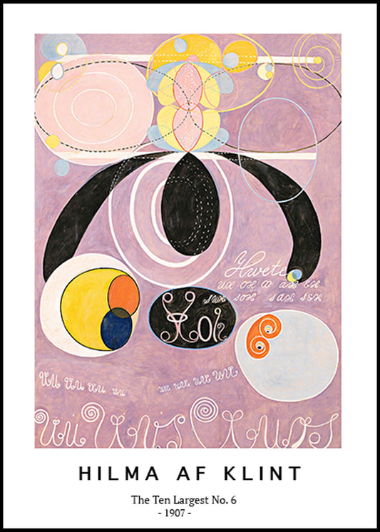 Hilma af Klint - The Ten Largest No. 6 Poster - Hakyarts