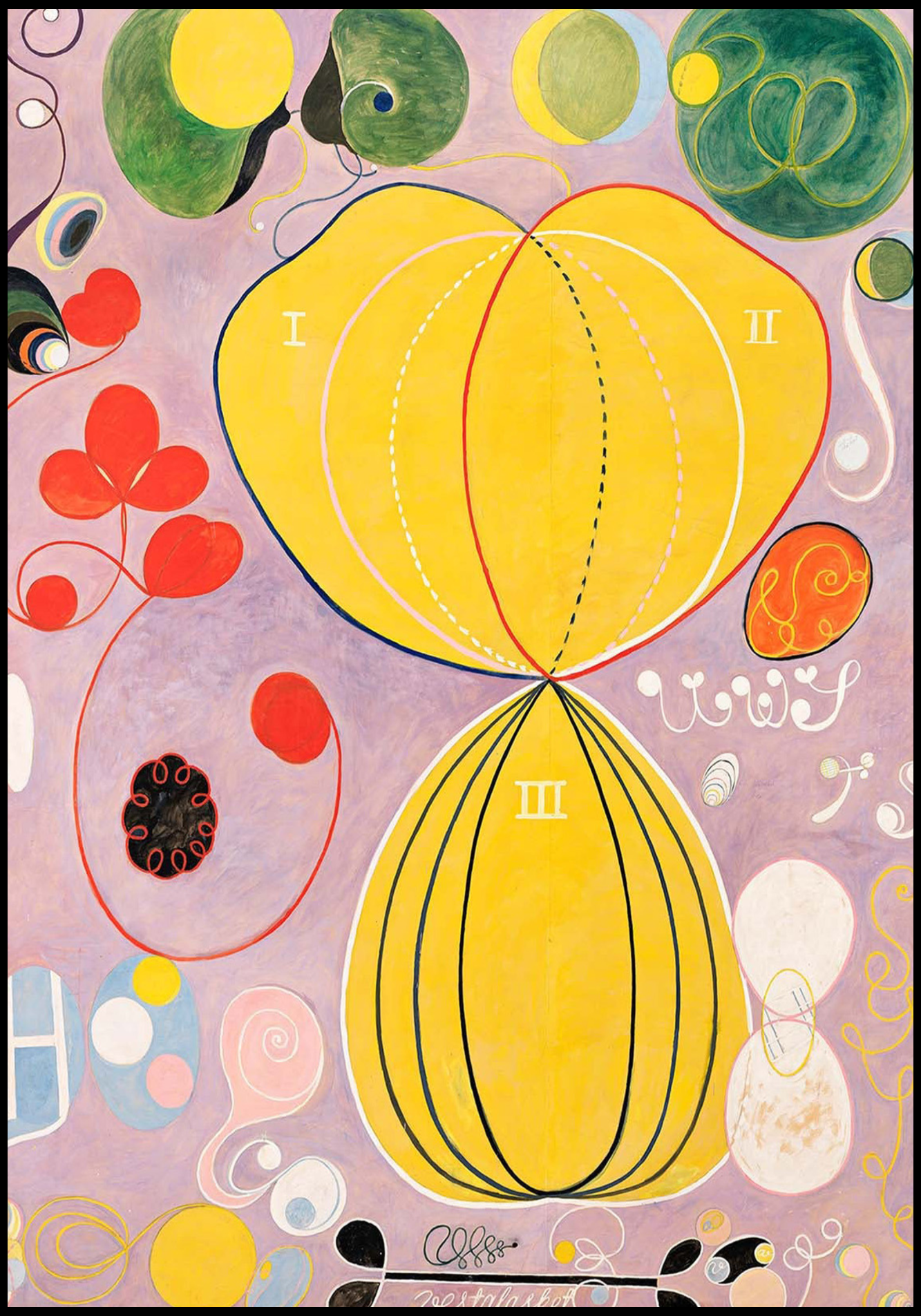 Hilma af Klint - The Ten Largest No. 7 Adulthood - Hakyarts