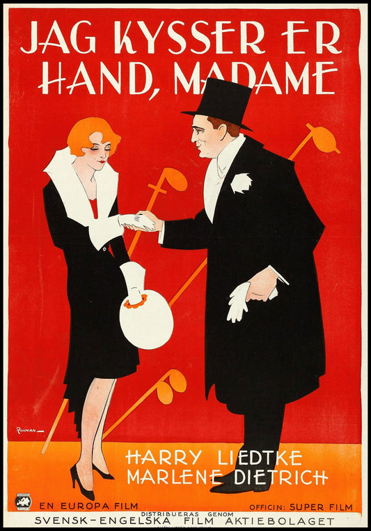 I Kiss Your Hand, Madame Poster - Hakyarts