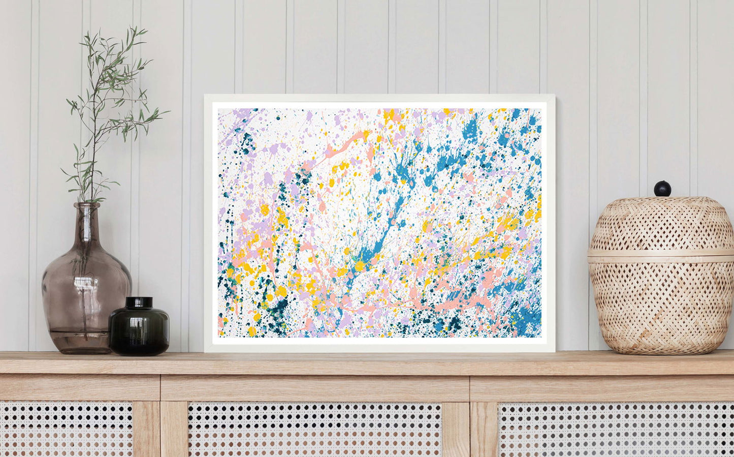 Jackson Pollock Inspired Art Print - Hakyarts