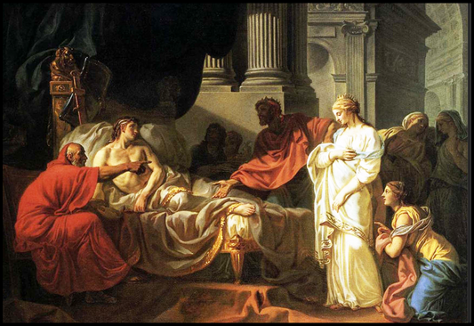 Jacques-Louis David - Antiochus and Stratonica - Hakyarts