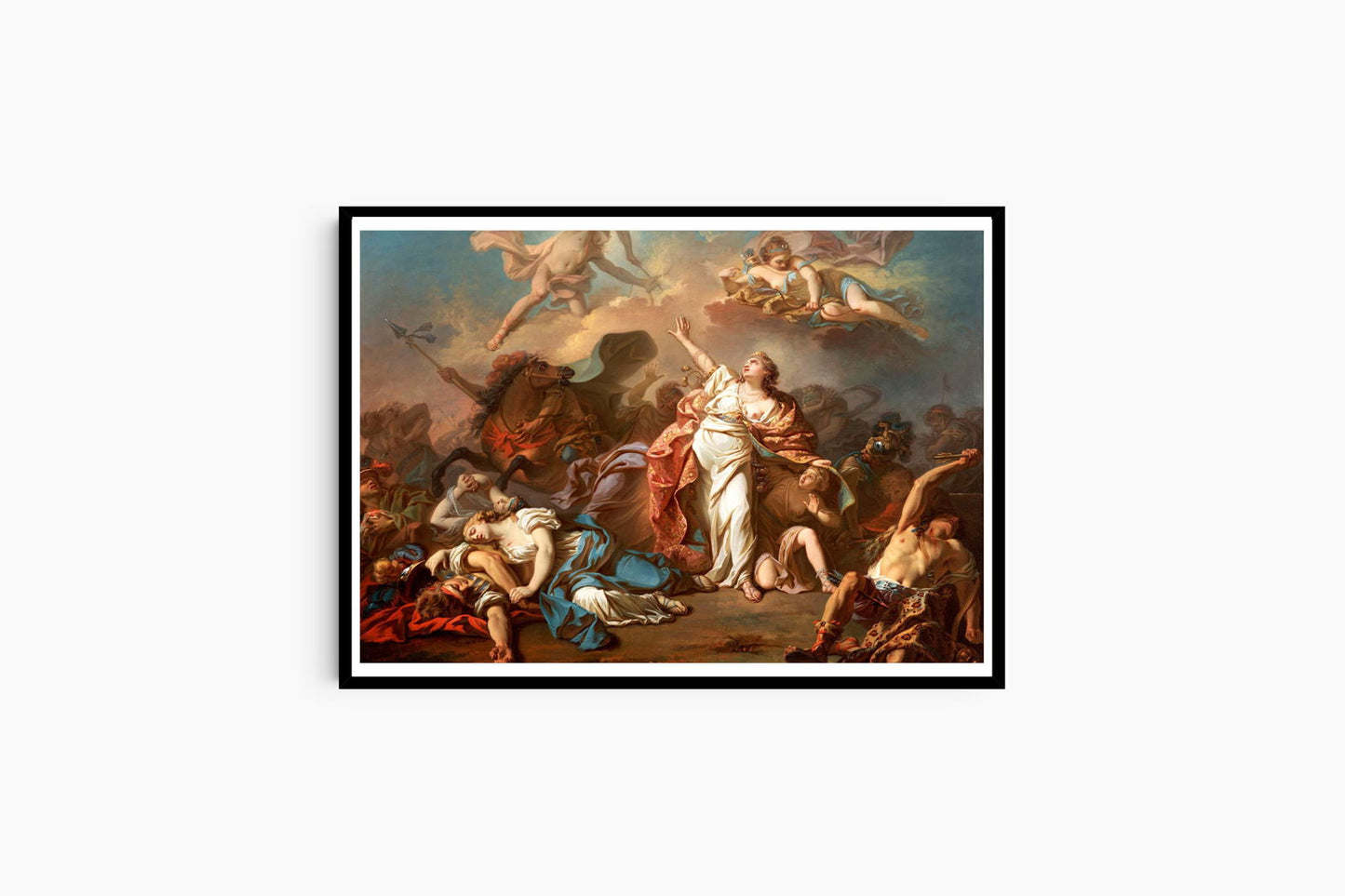 Jacques-Louis David - Apollo and Diana Attacking the Children of Niobe - Hakyarts