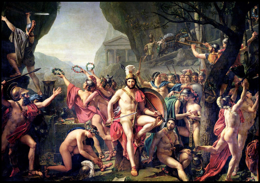 Jacques-Louis David - Leonidas At Thermopylae - Hakyarts