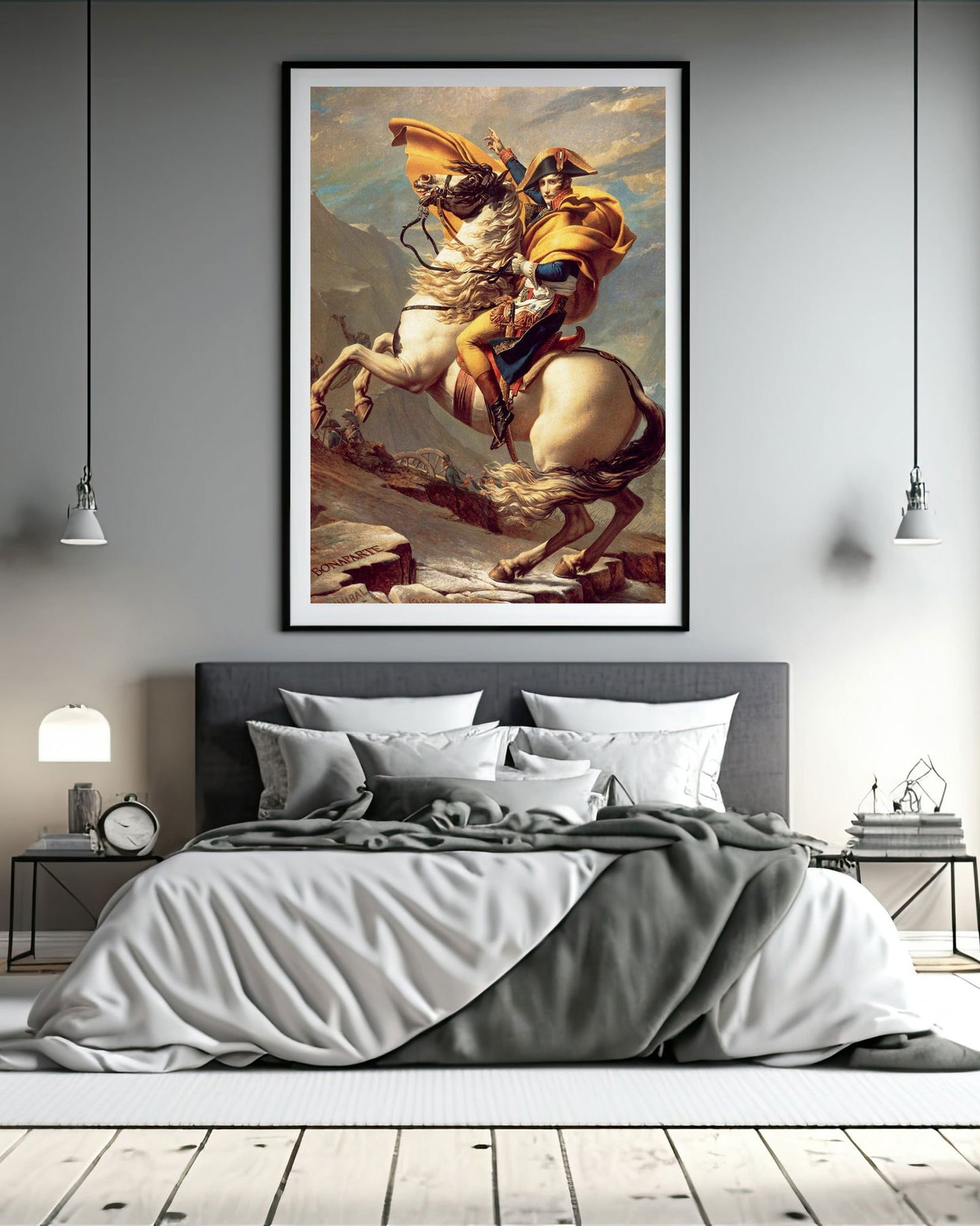 Jacques-Louis David - Napoleon Crossing the Alps - Hakyarts