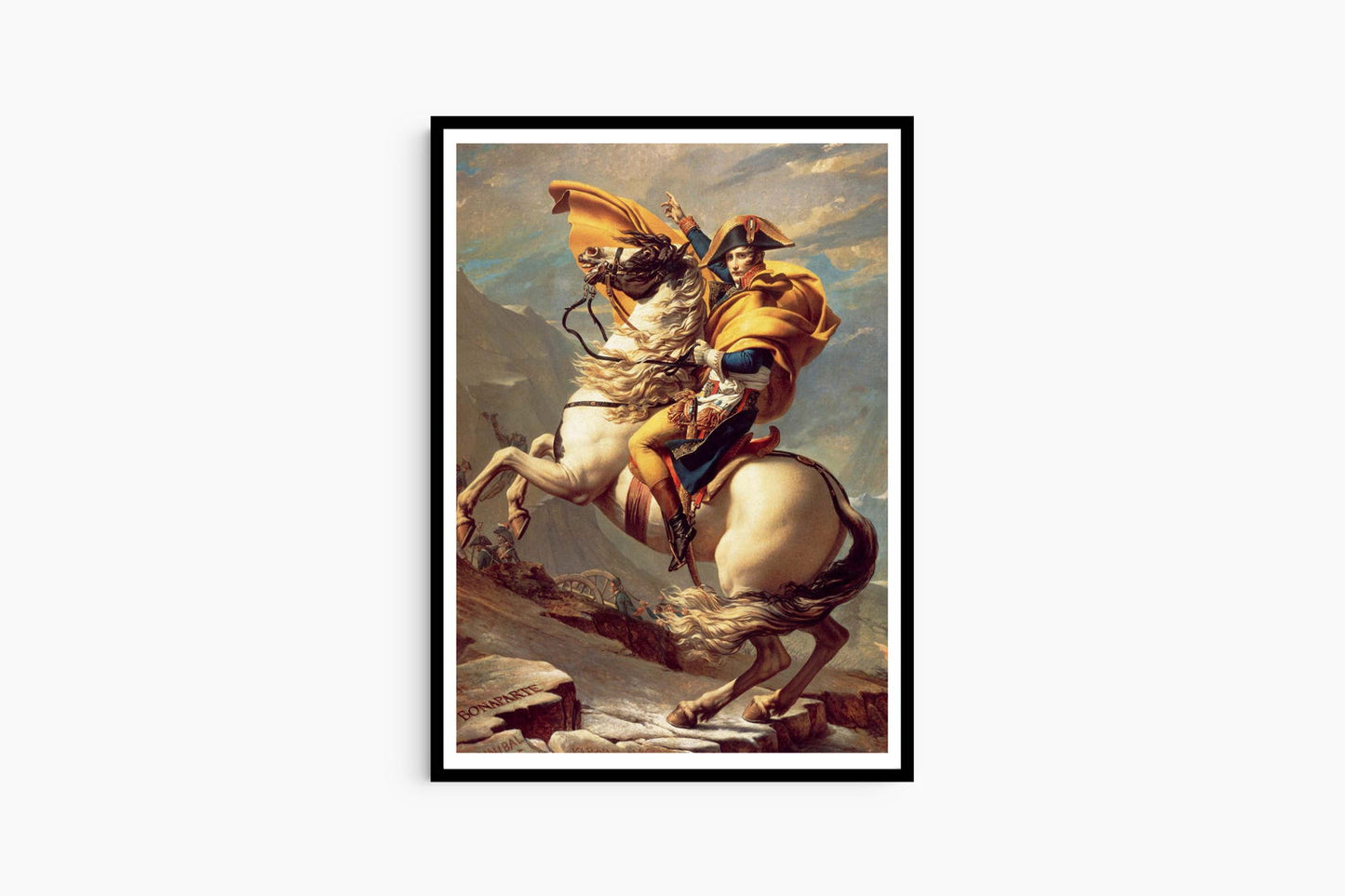 Jacques-Louis David - Napoleon Crossing the Alps - Hakyarts