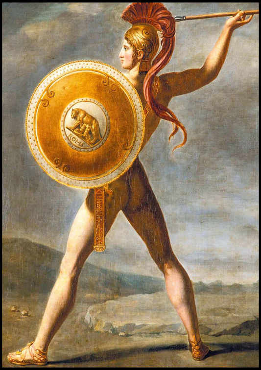 Jacques-Louis David - Roman Warrior - Hakyarts