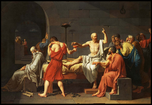 Jacques-Louis David - The Death of Socrates - Hakyarts