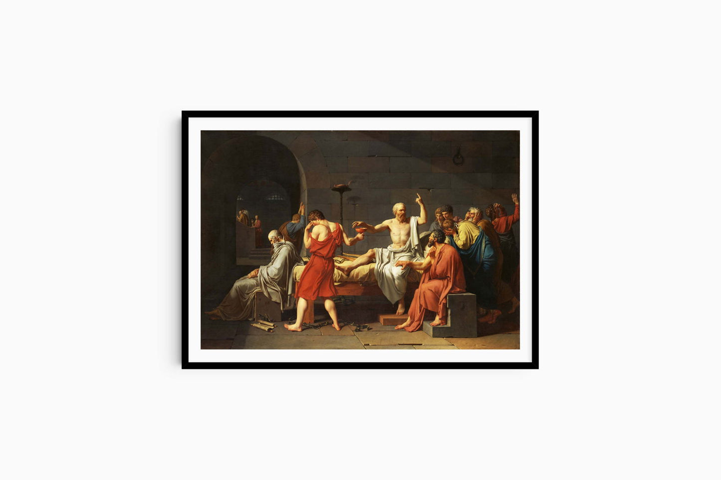 Jacques-Louis David - The Death of Socrates - Hakyarts