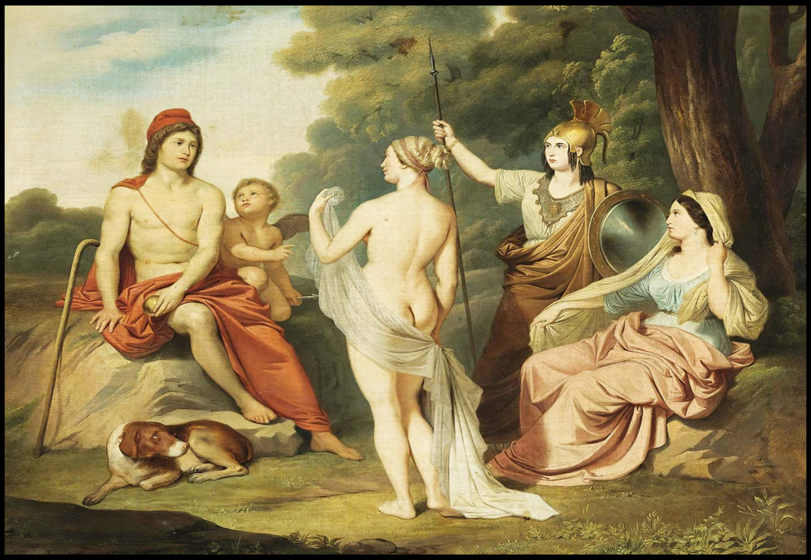 Jacques-Louis David - The Judgment of Paris - Hakyarts