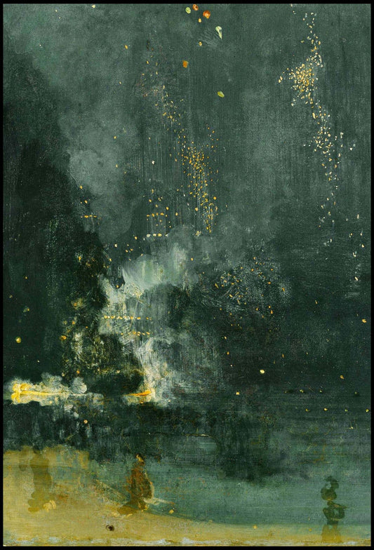 James McNeill Whistler - Nocturne in Black and Gold – The Falling Rocket - Hakyarts