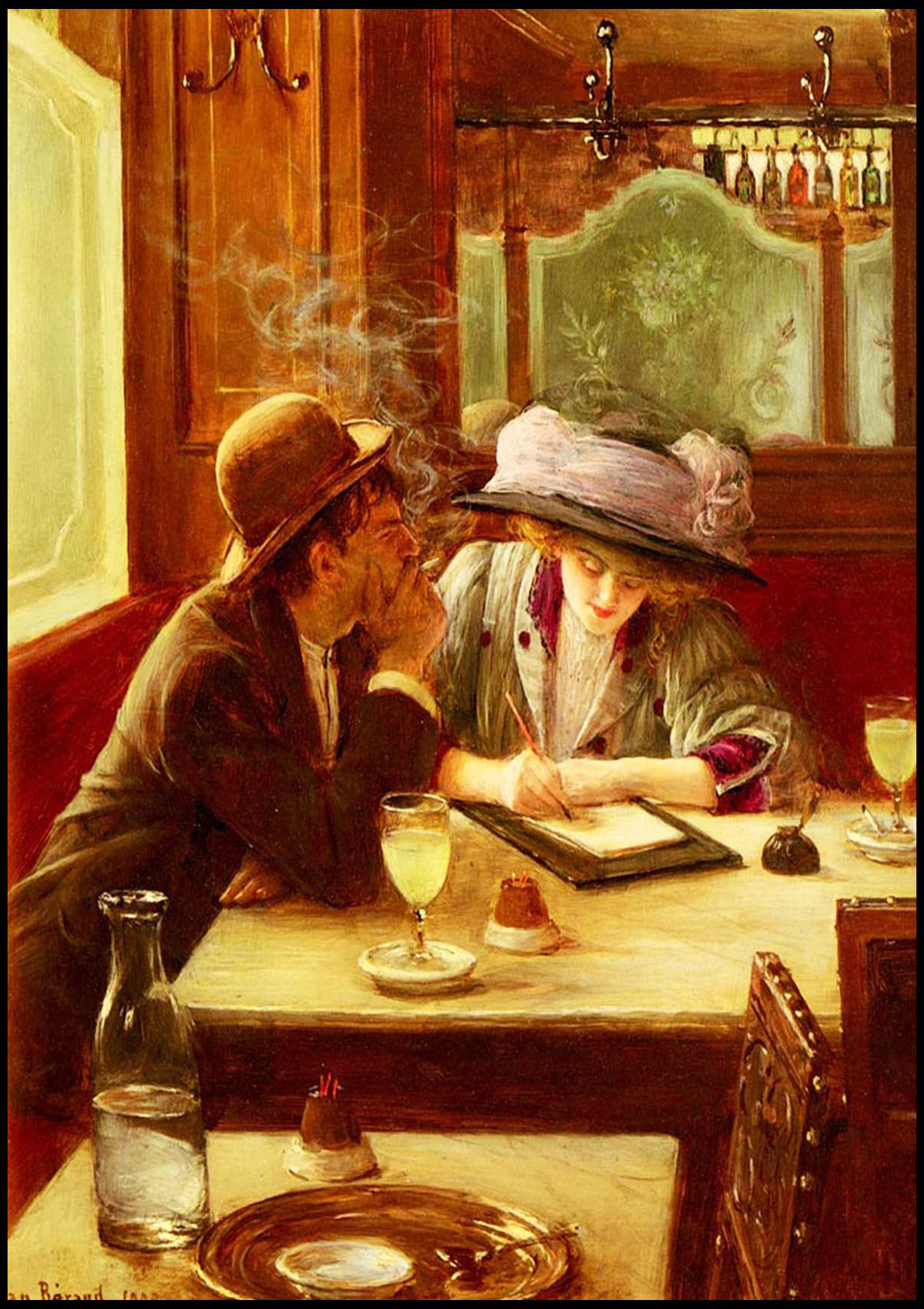 Jean Béraud  - La Lettre - Hakyarts