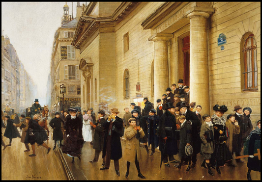 Jean Béraud  - La Sortie du Lycée Condorcet - Hakyarts