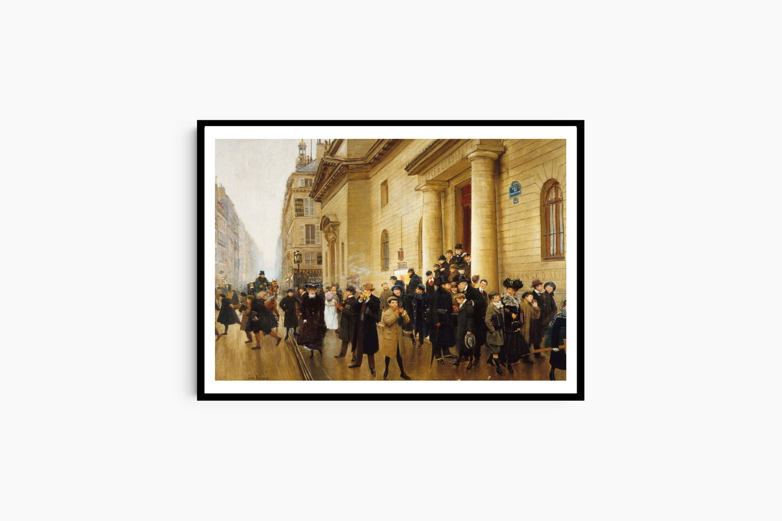 Jean Béraud  - La Sortie du Lycée Condorcet - Hakyarts