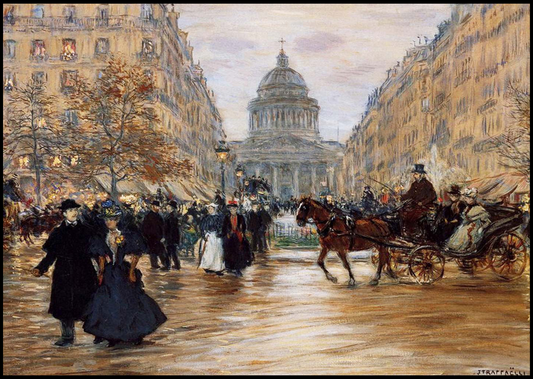 Jean Francois Raffaelli - Boulevard Saint-Michel - Hakyarts