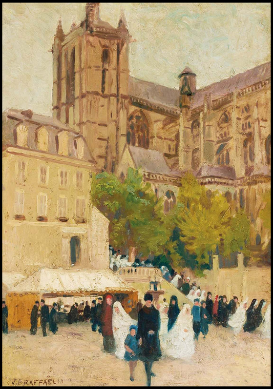 Jean Francois Raffaelli - Communion Day - Hakyarts