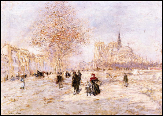 Jean Francois Raffaelli - Notre Dame de Paris - Hakyarts