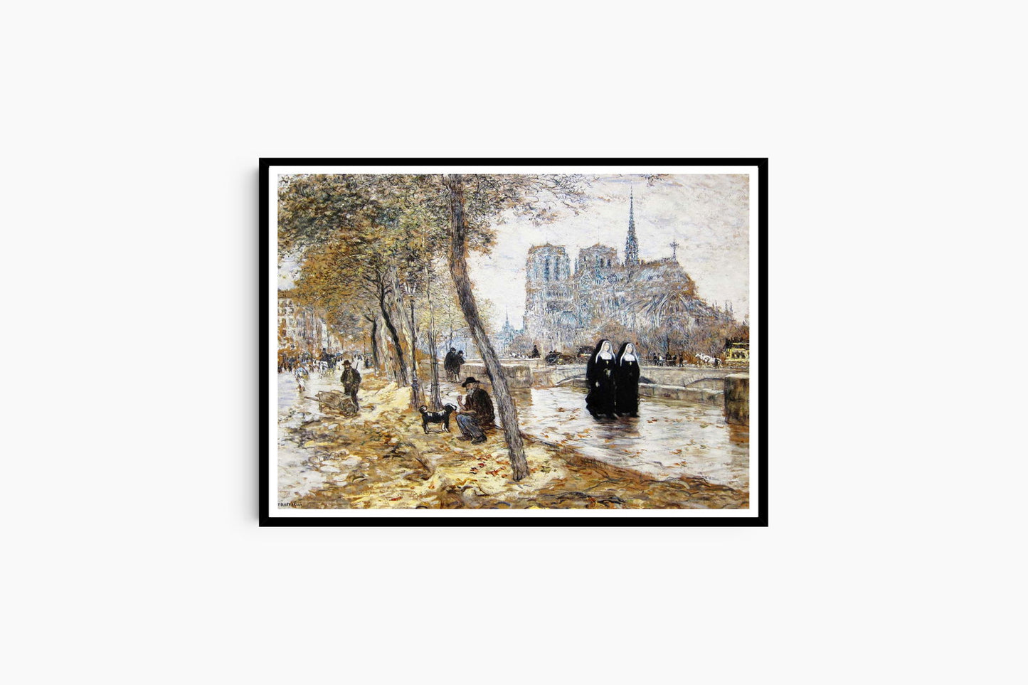 Jean Francois Raffaelli - Notre Dame de Paris - Hakyarts