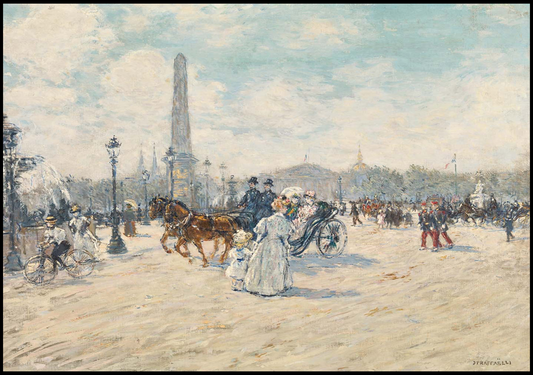 Jean Francois Raffaelli - Place de la Concorde - Hakyarts