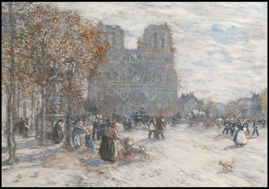 Jean Francois Raffaelli - Place du Parvis - Hakyarts