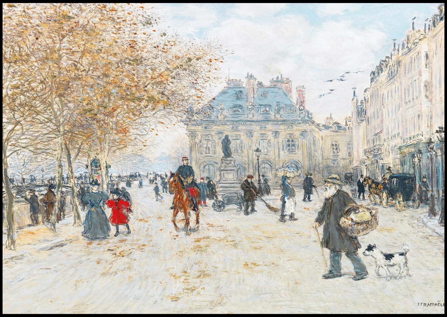 Jean Francois Raffaelli - Quai Malaquais Paris - Hakyarts