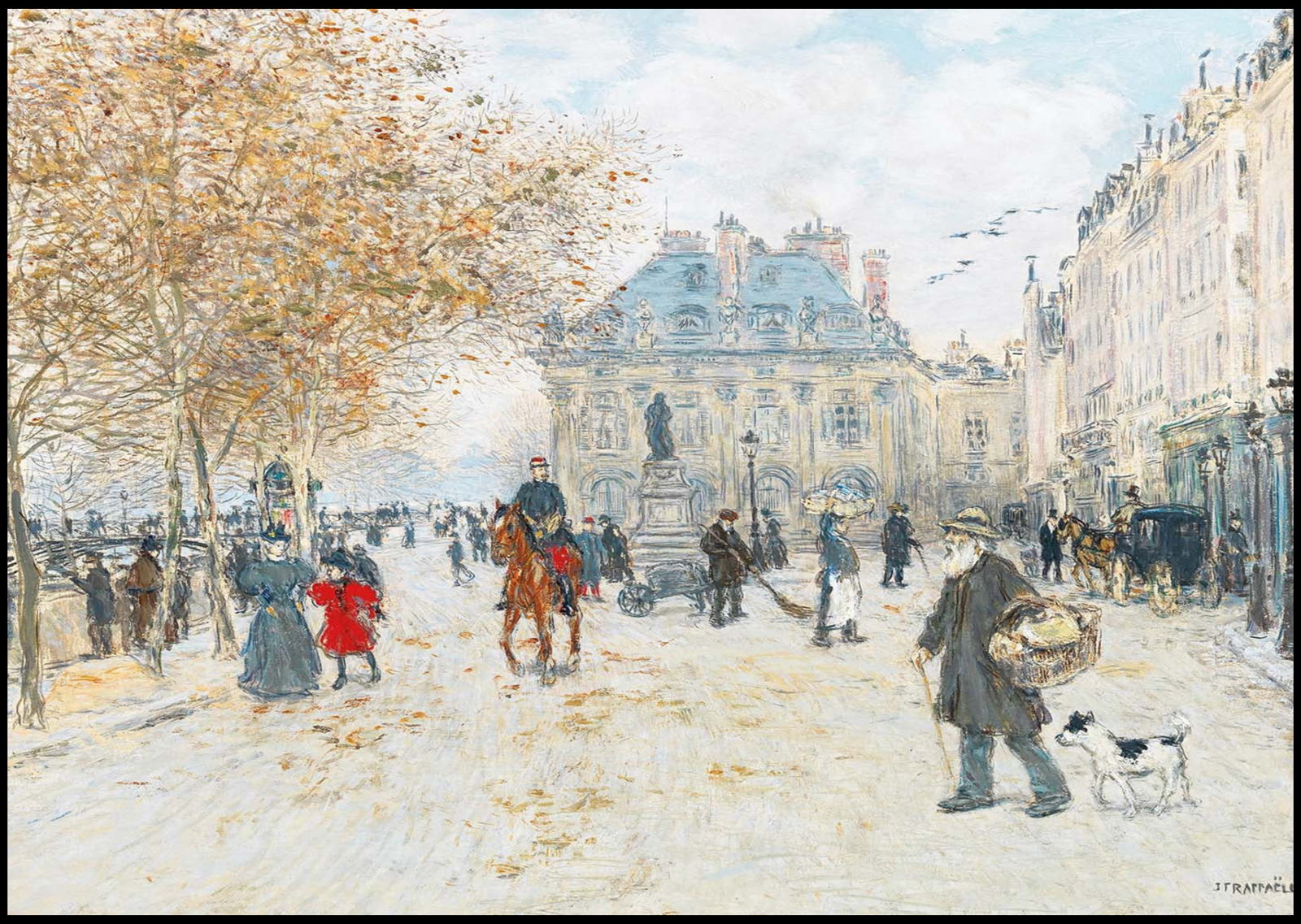 Jean Francois Raffaelli - Quai Malaquais Paris - Hakyarts