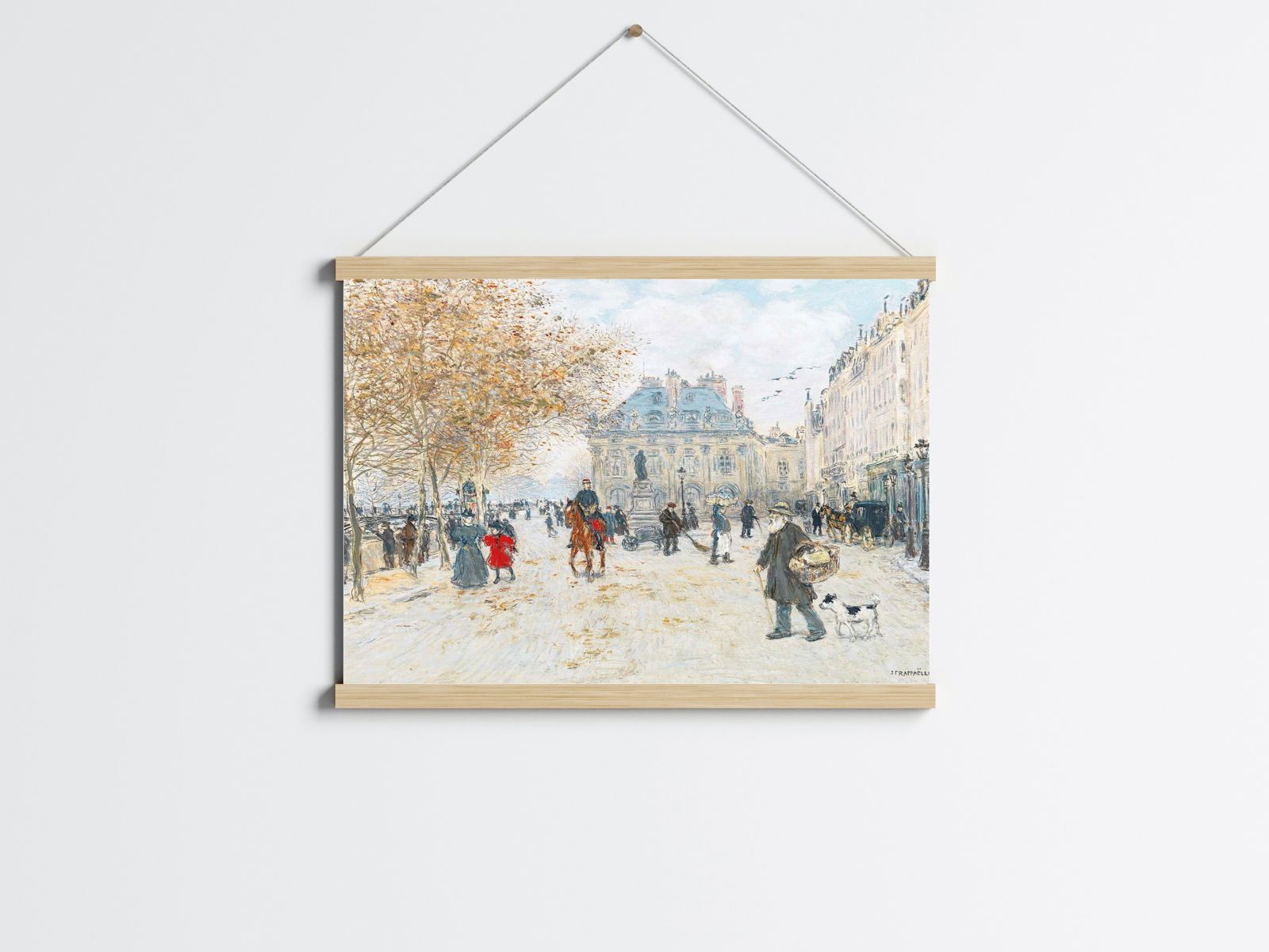 Jean Francois Raffaelli - Quai Malaquais Paris - Hakyarts