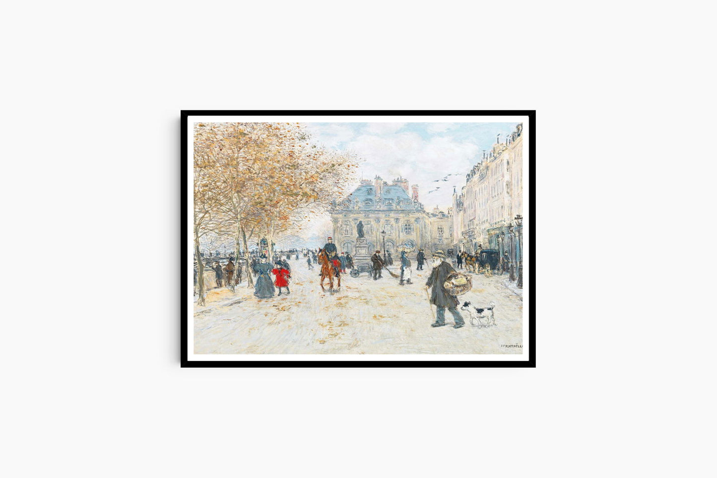 Jean Francois Raffaelli - Quai Malaquais Paris - Hakyarts