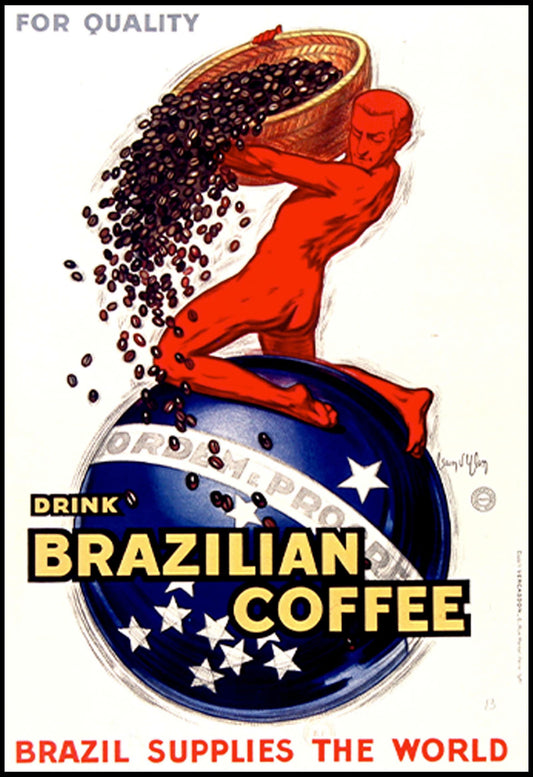 Jean d'Ylen - Brazil Supplies The World Poster - Hakyarts