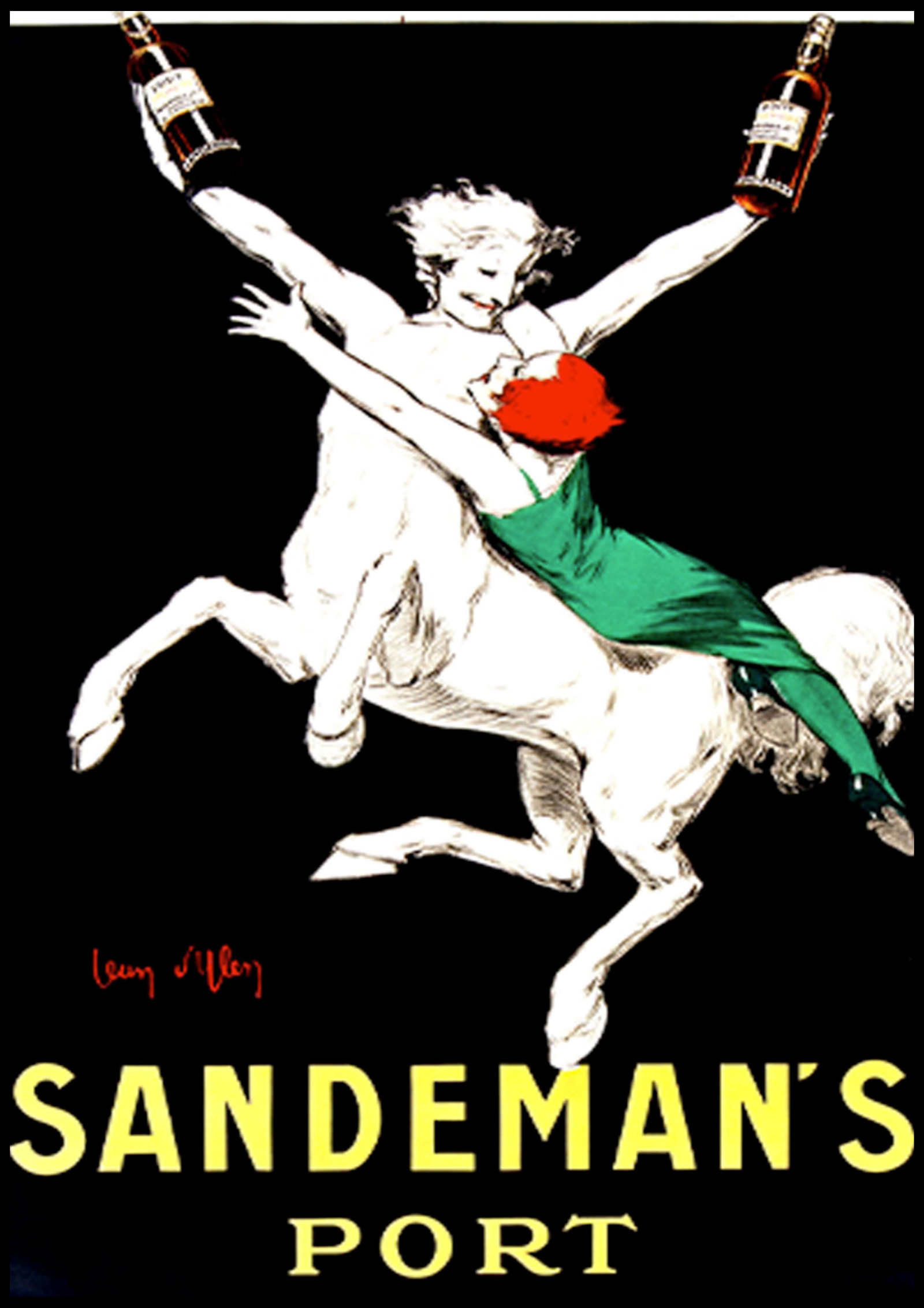 Jean d'Ylen - Sandeman’s Port Poster - Hakyarts