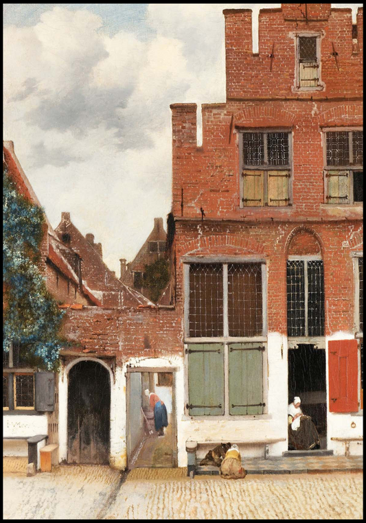 Johannes Vermeer - The Little Street - Hakyarts