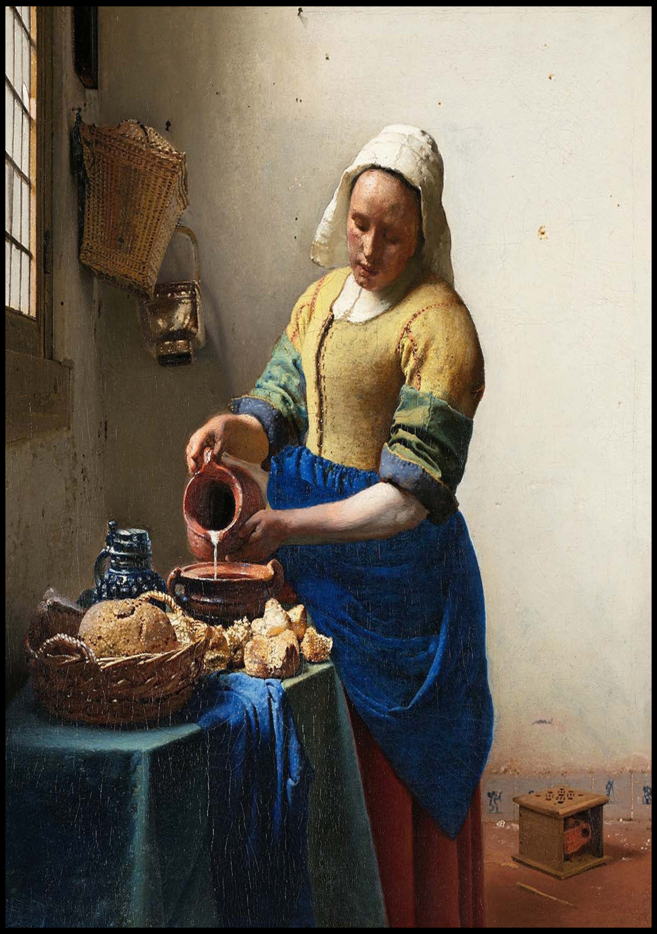 Johannes Vermeer - The Milkmaid - Hakyarts