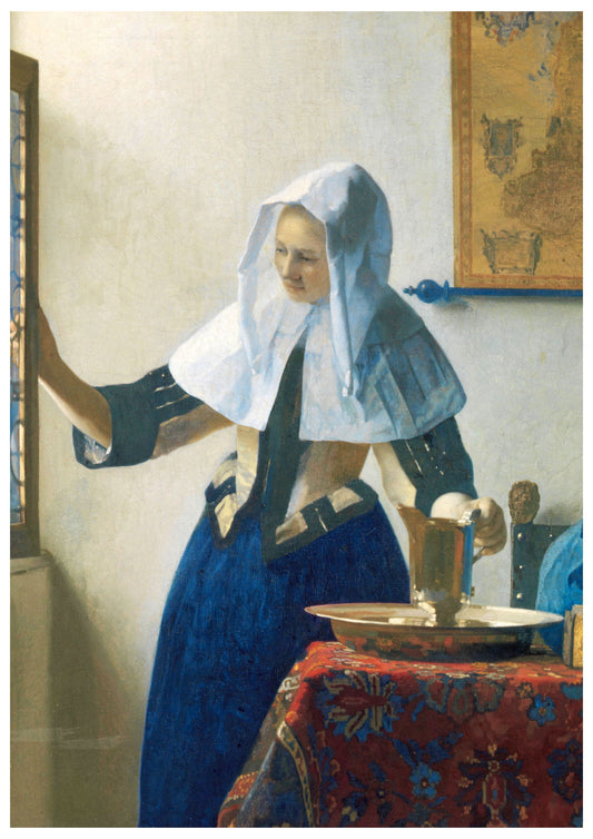 Johannes Vermeer - Young Woman with a Water Pitcher - Hakyarts