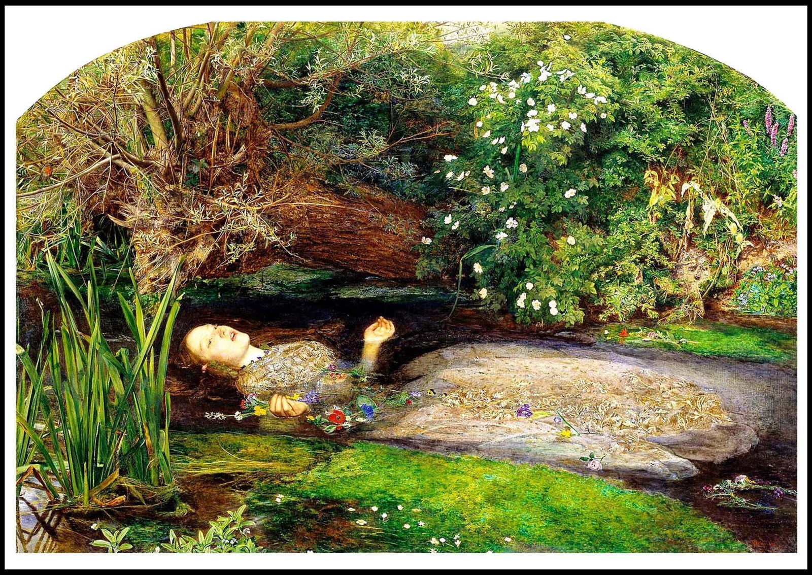 John Everett Millais - Ophelia - Hakyarts