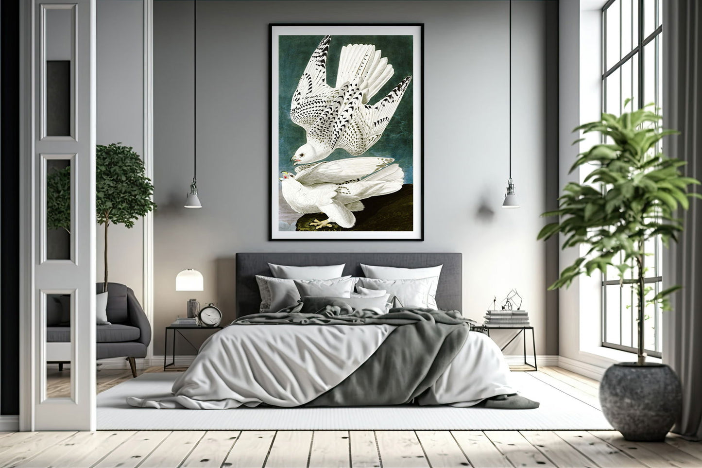 John James Audubon - Gyrfalcon - Hakyarts