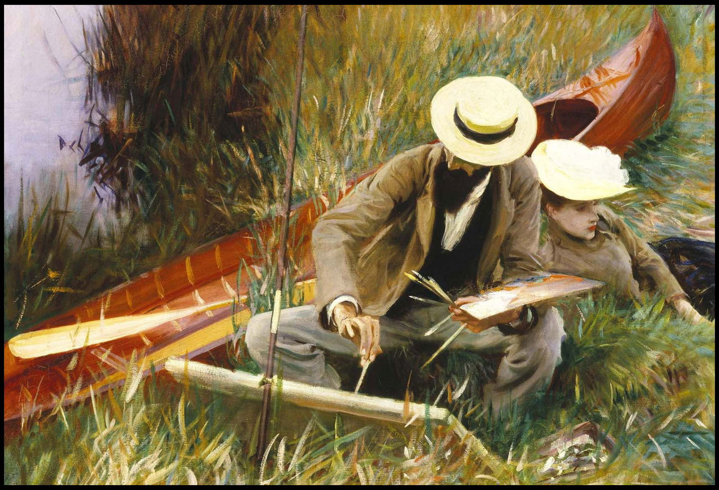 John Singer Sargent - An Out-of-Doors Study - Hakyarts