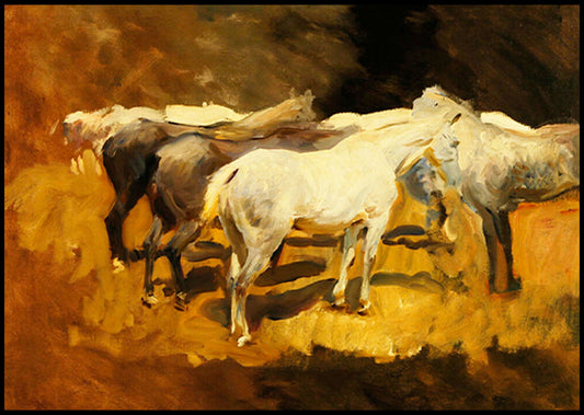 John Singer Sargent - Horses at Palma - Hakyarts